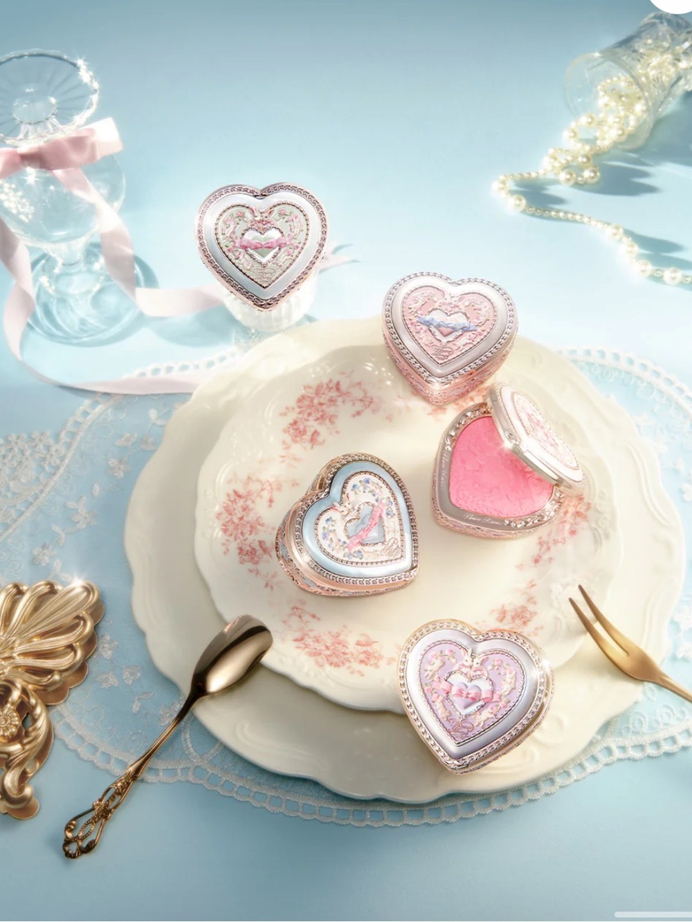 Bunny Garden Embossed Blush (#S01)